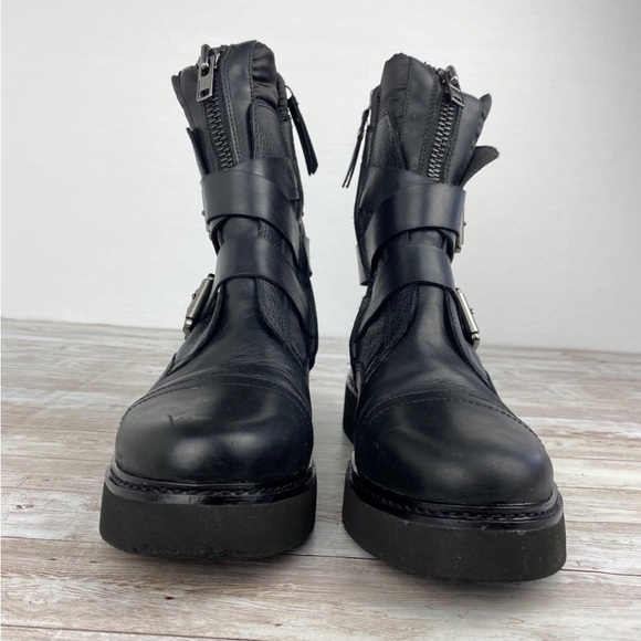 GEOX LEATHER MOTO BOOT - Picture 6 of 15